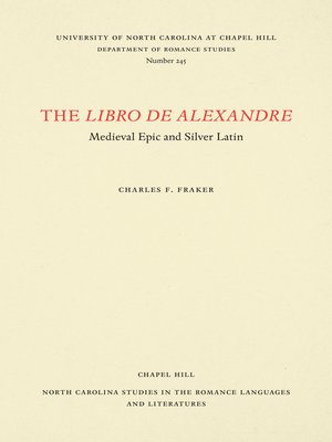cover image of The Libro de Alexandre